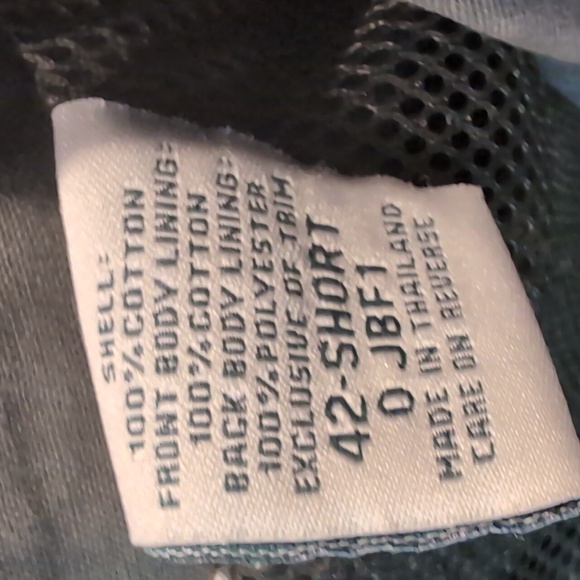 L.L. Bean Men's green khaki vented safari travel size 42 short jacket - Picture 14 of 16